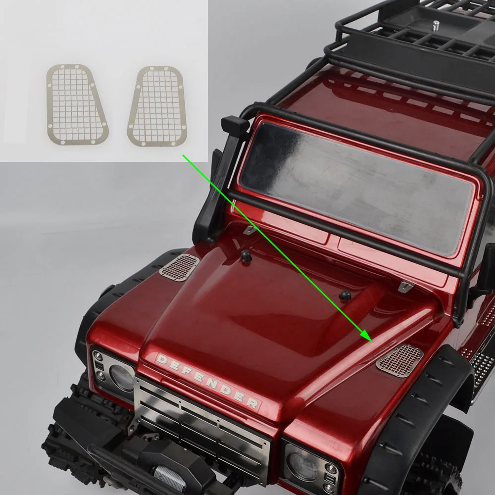 1/10 RC Crawler Metal TRX4 впускная решетка для Traxxas защитные детали|Детали и аксессуары| |