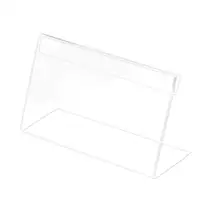 1,5 мм прозрачный пластиковый стол знак Этикетка Рамка Ценник Дисплей бумажные держатели для карт акриловая стойка-держатель этикеток Рамка 6 шт