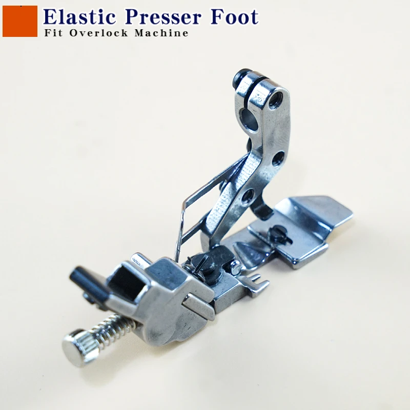 Elastic Tape Presser Foot For Overlock Sewing Machine Parts Siruba 747 757 Juki MO-6900 Pegasus M700 M800 Jack 798 6 Size | Дом и сад