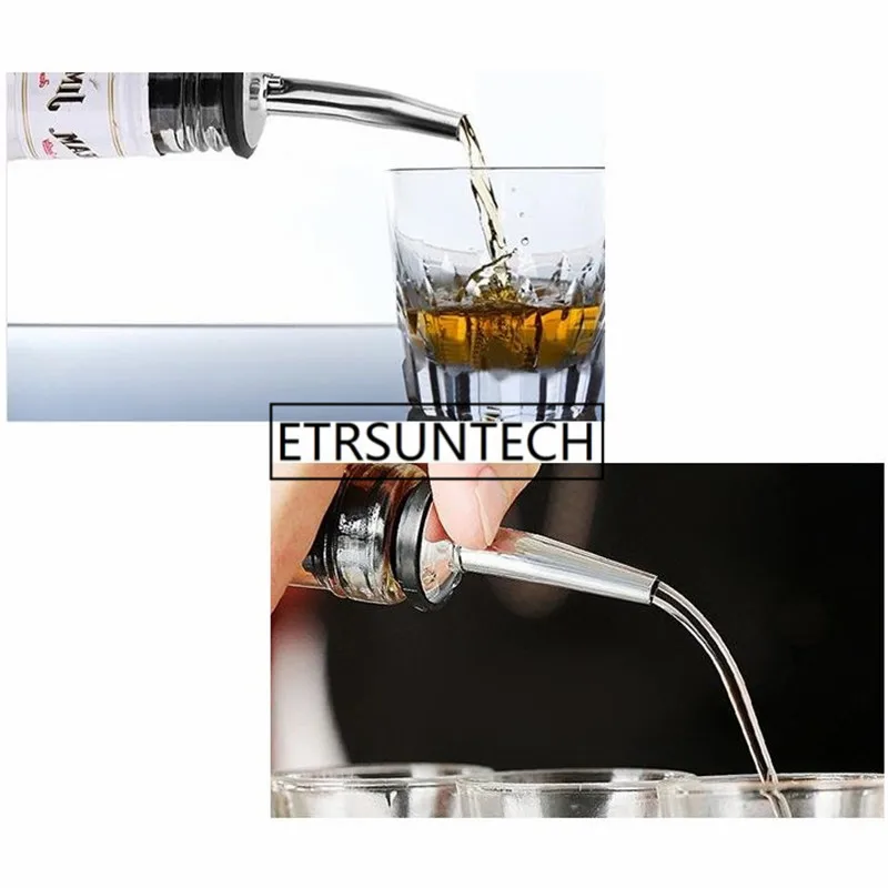 Нержавеющая Сталь Вино Pourer Пробка для виски, коктейлей Pourer рот бутылки вина Pourer барные инструменты