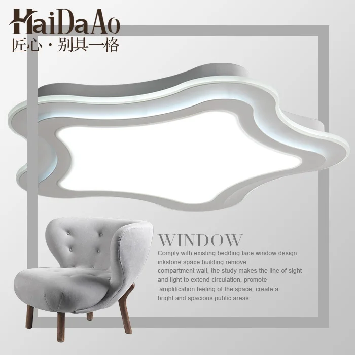

ceiling light modern minimalist personality study of children's light romantic balcony remote control master bedroom