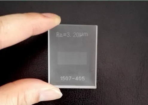 Ra 3.20um Standard Roughness Calibration Block Multi-engraved lines (Square Wave)