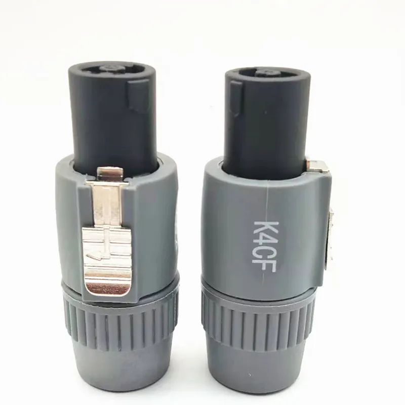 

good quality NL4FC welding-Free Speaker Connector 4Pin Male Speaker 4 Pole Speakon Plug Professional audio power plug Connector