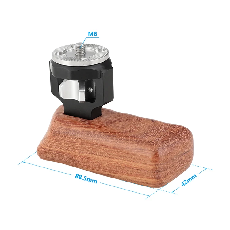 Kayulin универсальная деревянная рукоятка с разъемом M6 для камеры Dslr Cage Kit(левая рука
