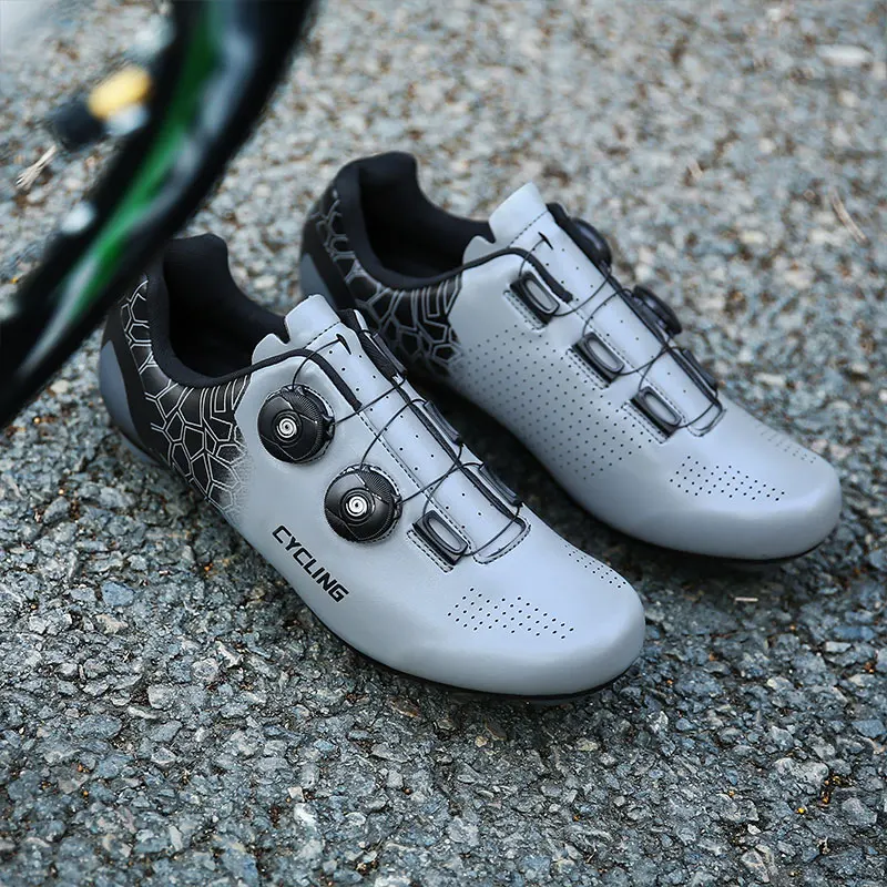 Road Cycling Shoes Men Outdoor Sport Bicycle Shoes Breathable Mtb Bike Flat Sneakers Mnountain Racing Cycling Sneakers Plus Size