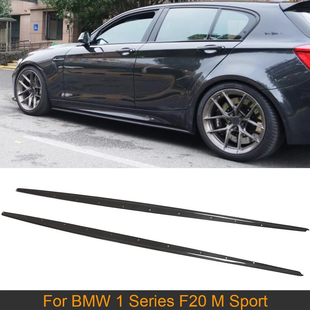 Автомобильные боковые юбки для BMW 1 серии F20 M Sport 118i 120i 2016 2018 накладные ресницы губ