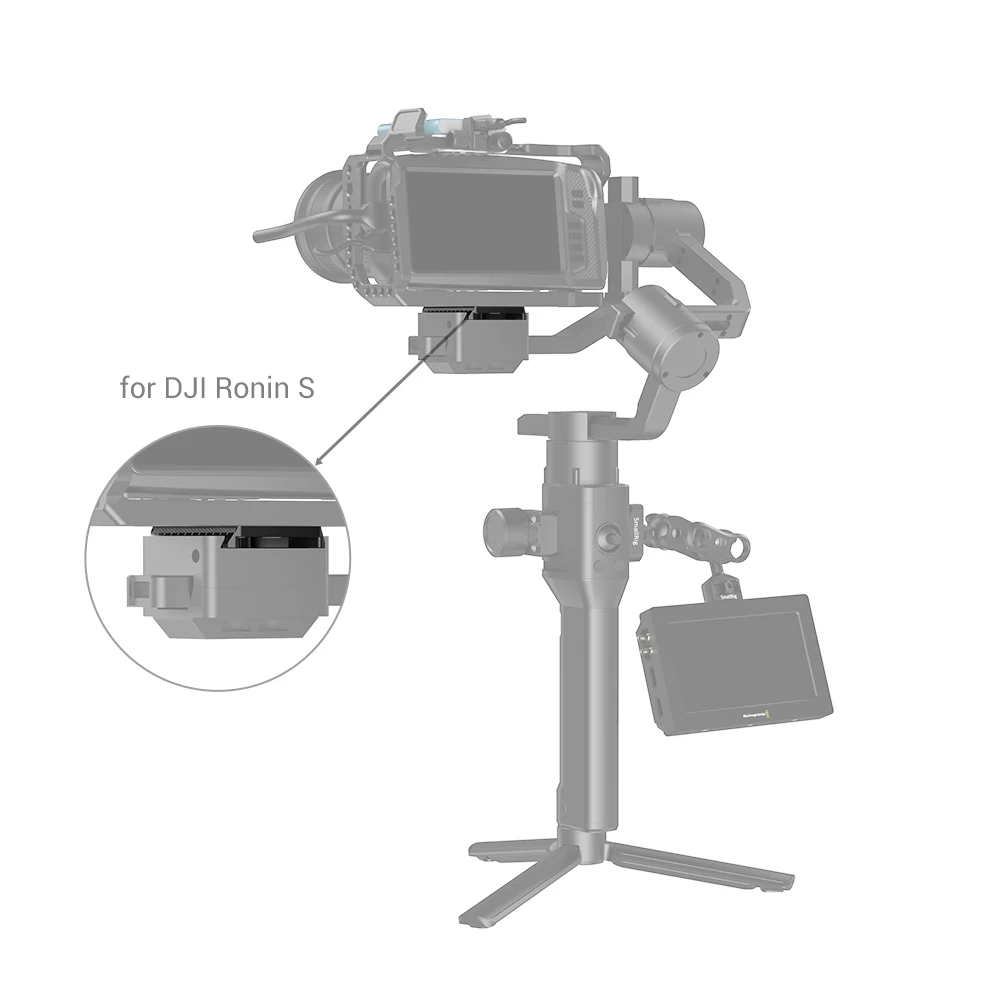 SmallRig DSLR камера Quick Release Plate Manfrotto 501PL-Type qr-пластина для отборных клеток SmallRig eg Z6 Z7 A7III A7RIII Cage 2458