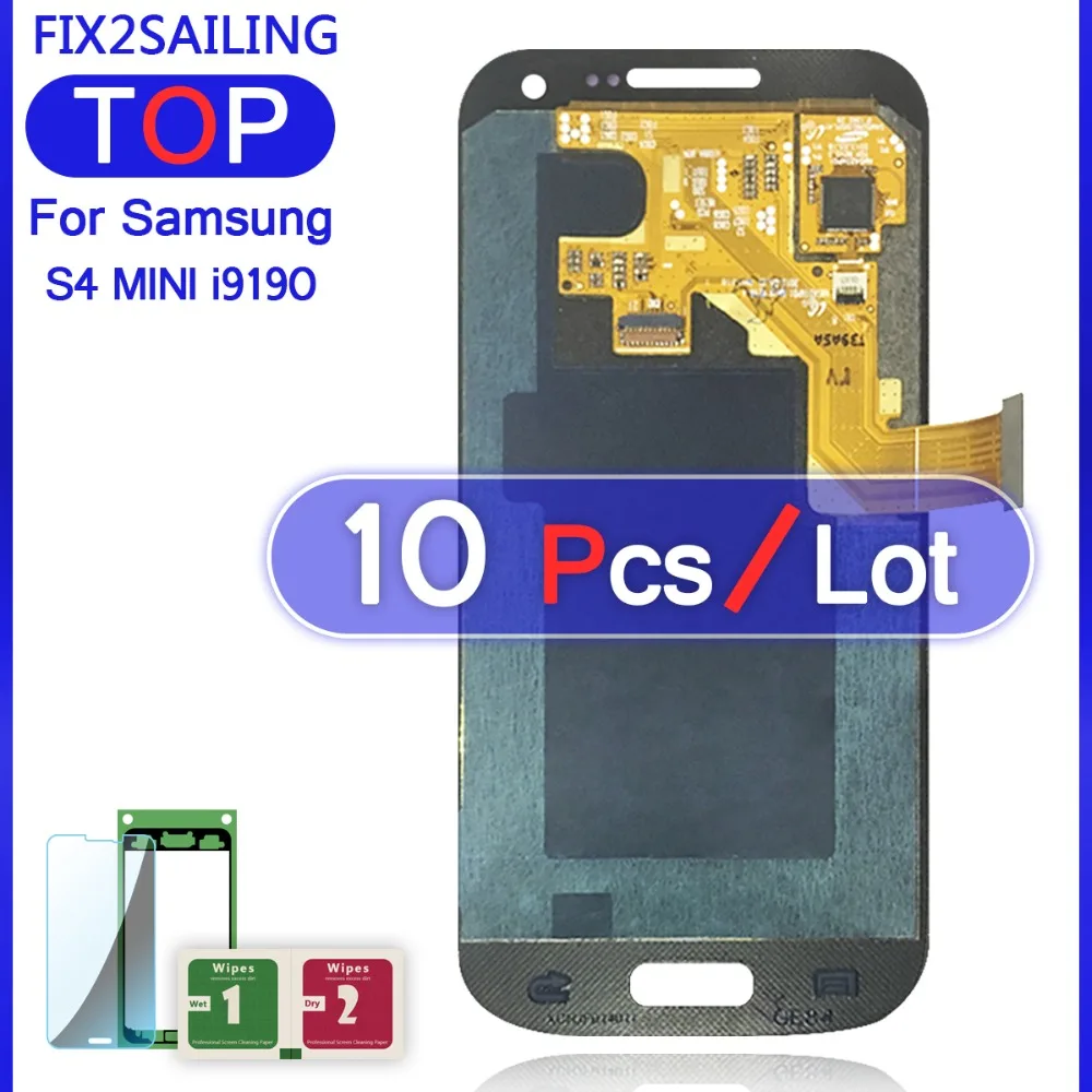 Для samsung Galaxy S4 Mini I9190 i9192 i9195 супер AMOLED lcd дисплей протестированный рабочий сенсорный экран в сборе