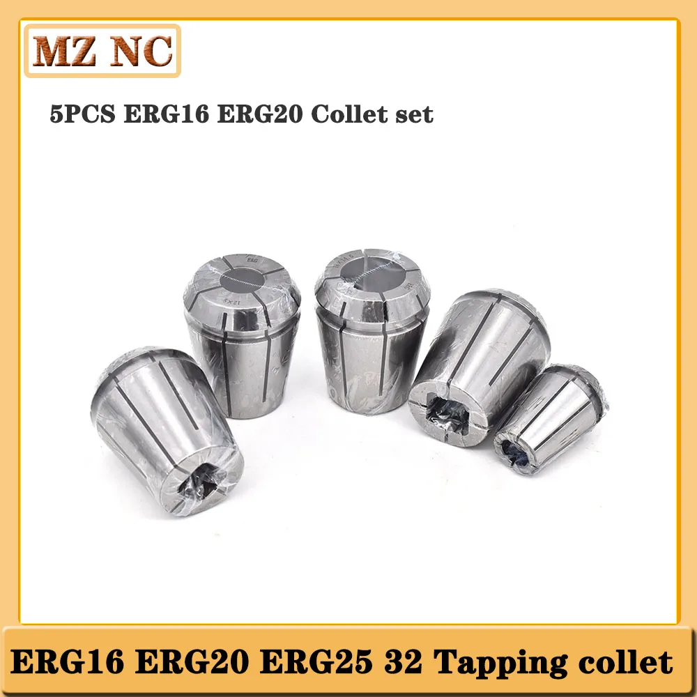 5pcs Tap Collets Tapping Collet Taps Erg16 Erg20 Er16 Er20 Collet Sets
