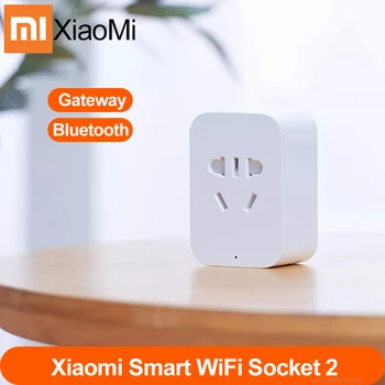 

Original Xiaomi Smart WiFi Socket 2 Plug bluetooth gateway Version Remote Control Work With Xiaomi Smart Home Mijia Mi home APP