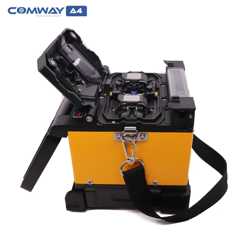 

COMWAY A4 Fiber Optic FUSION SPLICER mini splicing machine A4 touch screen optic fiber fusion splicer English menu