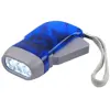 New 3 LED Hand Pressing Dynamo Crank Power Wind Up Flashlight Torch Light Hand Press Crank Camping Lamp Light For Outdoor Home 1