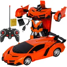 Популярные роботы-трансформеры для автомобиля, модель спортивного автомобиля, роботы, игрушки, Беспроводная зарядка, крутая деформационная машина с батареей, детские игрушки