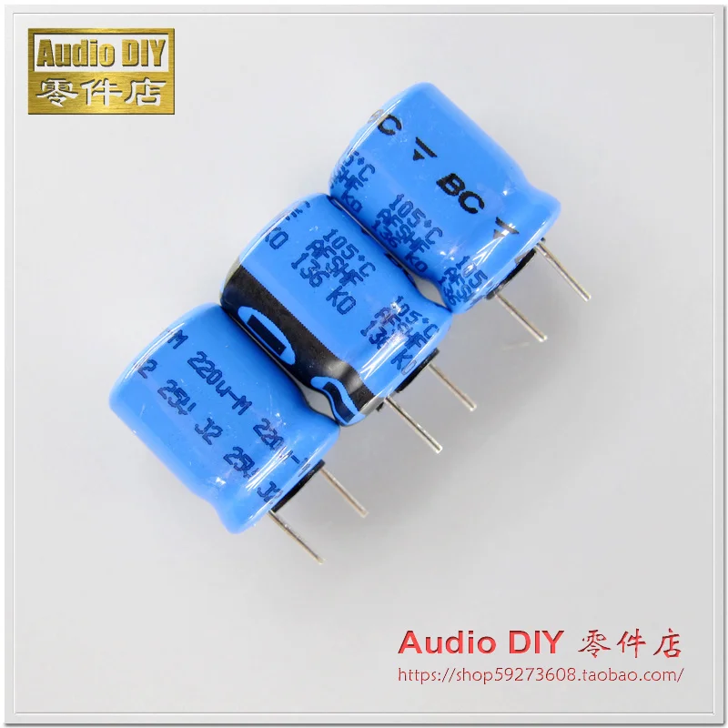 10pcs/30pcs Netherlands BC 136 series 220uF/25V 10*12.5 electrolytic capacitor short legs original box packing free shipping | Электронные