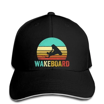 

Baseball Cap Men Funny Wakeboard Vintage Version Women Snapback hat peaked