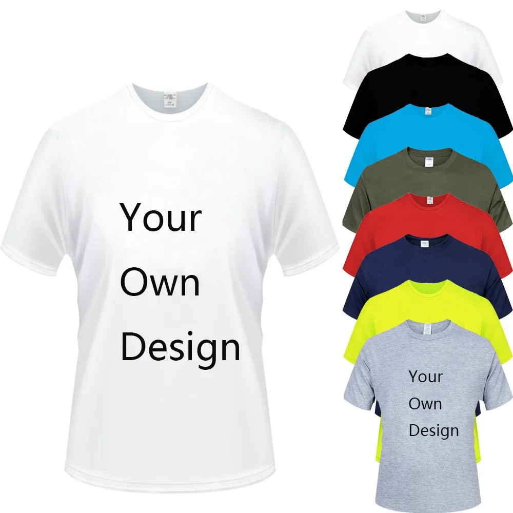 

CYXZFTROFL 100% Cotton Customized Print T Shirt Women/men Solid Color White Tees Shirts T-Shirt Fashion Men's Custom Tshirt