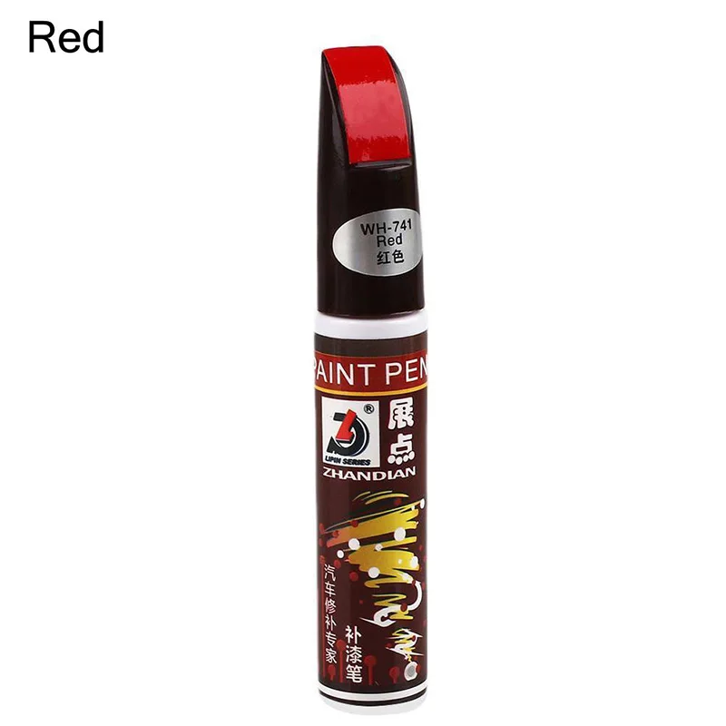 Для автомобильной краски ручка пальто царапины Чистый Ремонт аппликатор нетоксичный Прочный инструмент V6 - Цвет: Красный