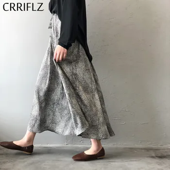 

2020 Spring Wild Volie Leopard Print Skirt Women Casual Empire A-Line Dress Women CRRIFLZ