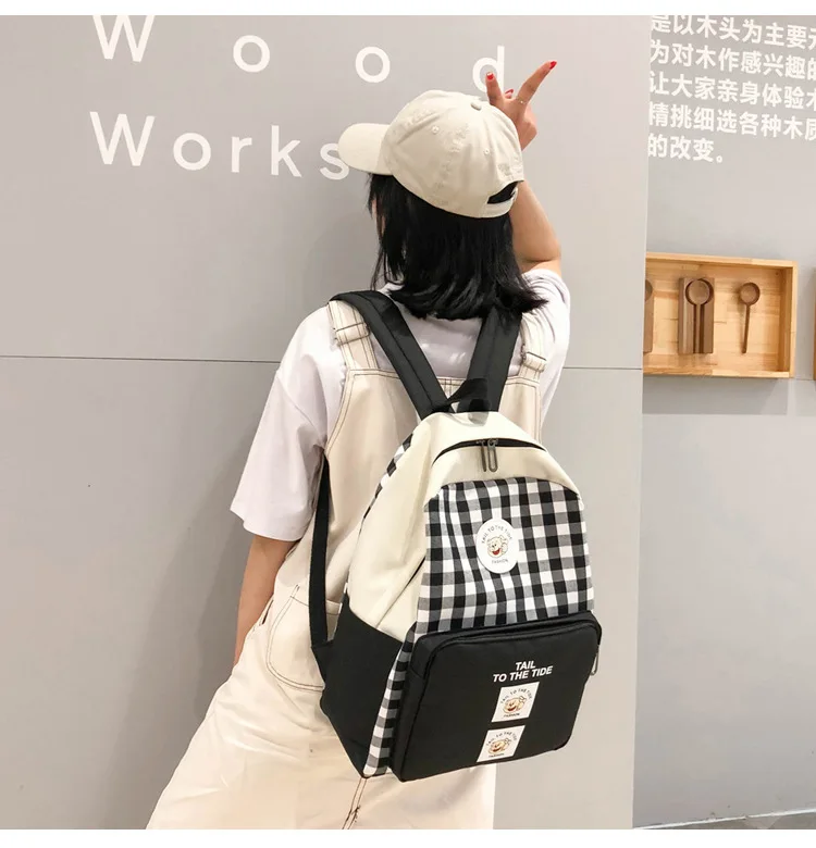 JIULIN рюкзак школьный-сумка через плечо Mochila для девочек-подростков женская мода