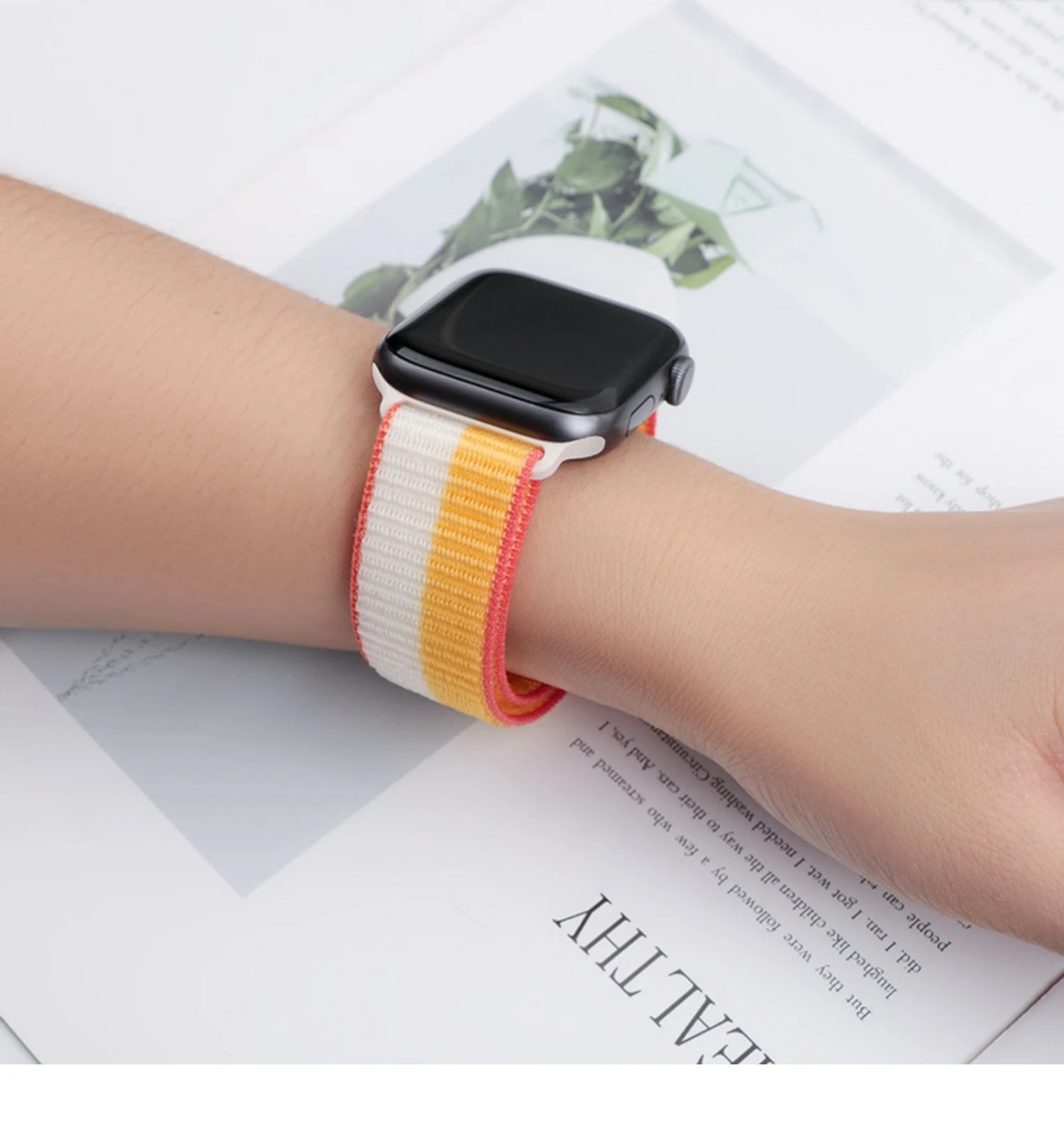 Nylon Loop Strap For Apple Watch Band 