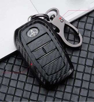 

ABS Double-sided Matte Car Smart Remote Key Cover Case Holder Protect Keychain Keyring for TOYOTA Key Ring Key Chain