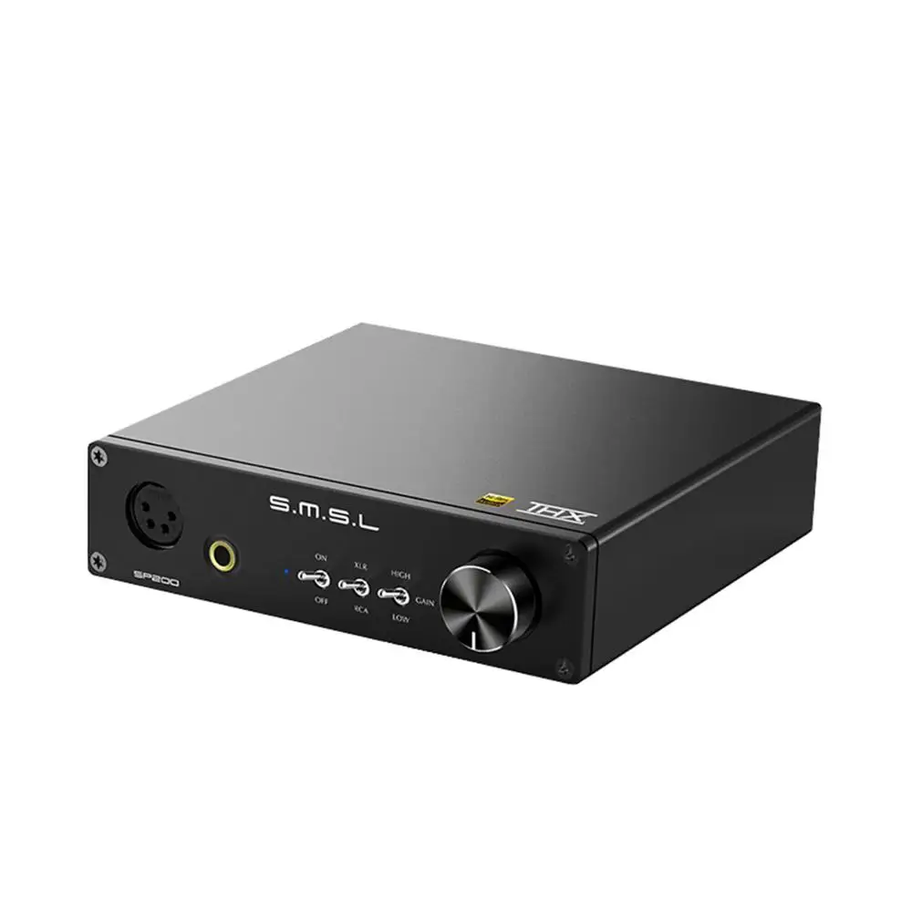 SMSL SP200 сбалансированный усилитель для наушников THX AAA 888 технология XLR HiFi музыкальный стерео домашний аудио усилитель Источник питания переменного тока