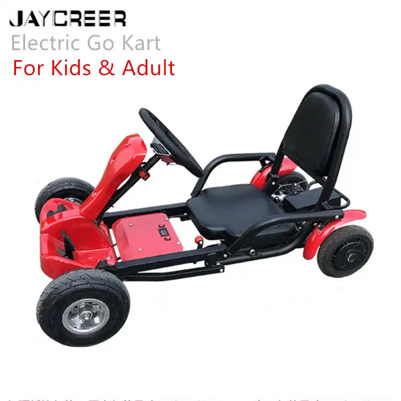 JayCreer Pedal Go Kart, 4 Wheel Powered Ride On Toy, Kids' Pedal Car