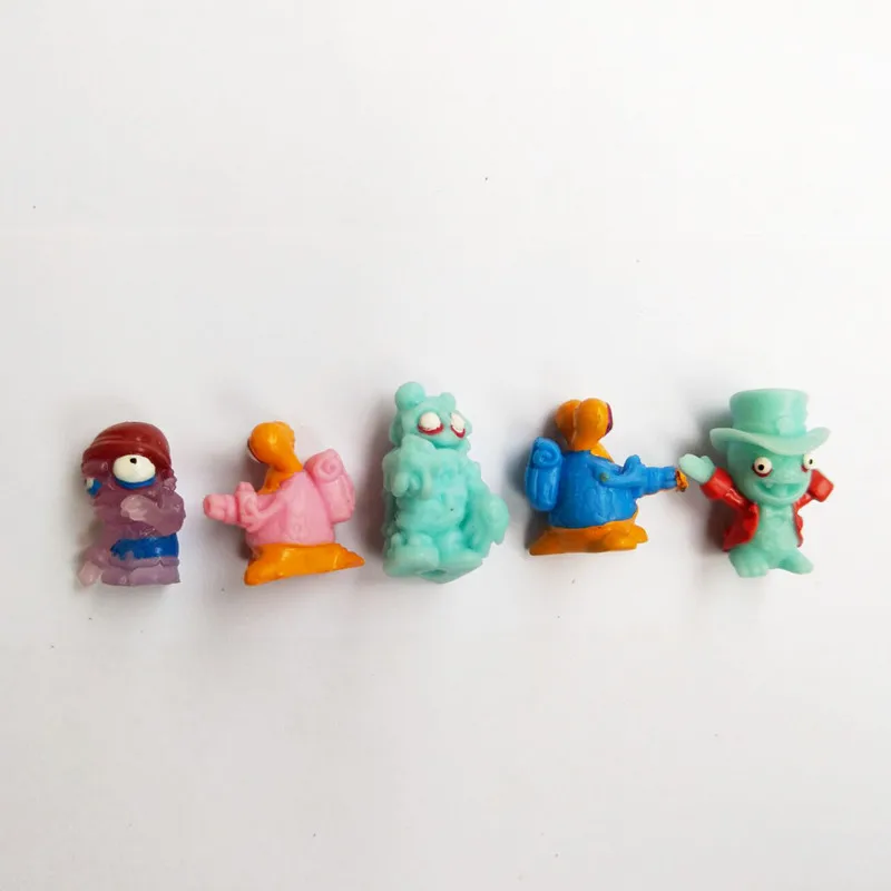 10 100 штук мягкие Zomlings супер Zings мусорное ведро цифры 3 cм Это SuperZings мусора кукла