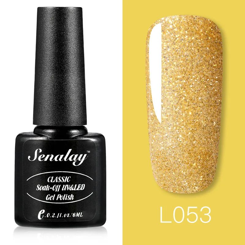 RE12-L053 SENALAY Гель-лак для ногтей, Лаки, основа, верхнее покрытие, Полупостоянный УФ светодиодный гель для ногтей, маникюрный набор для ногтей - Цвет: RE12-L053