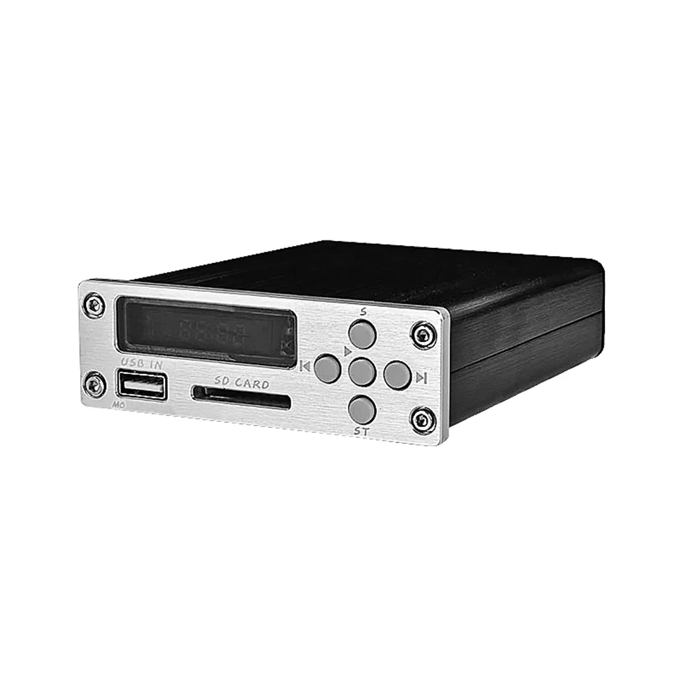 SP3306AL плеер без потерь аудио HiFi Fever APE музыкальный декодер MP3 плеер Suport USB U диск 12 В вход для автомобиля домашний аудиоусилитель - Цвет: Silver