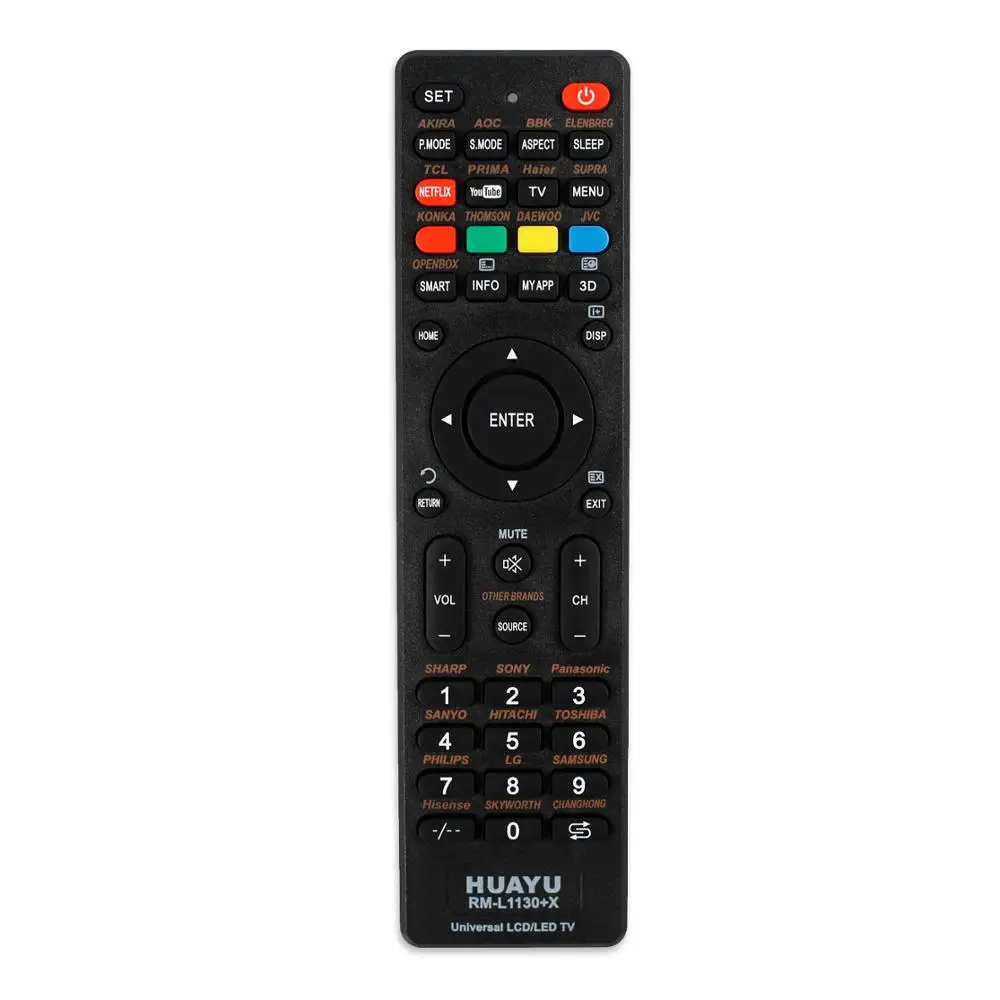 

All-in-One Universal TV Remote Control Replacement for sharp sony panasonic sanyo hitachi toshiba bbk supra akai fusion Smart TV