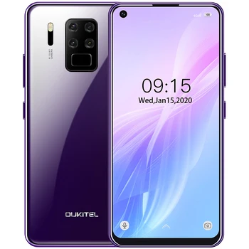 Перейти на Алиэкспресс и купить Смартфон Oukitel C18 Pro 4G, Helio P25 MT6757, экран 6,55 дюйма, Android 9,0, задняя камера 16 м + 2 м + 8 м + 5 м, аккумулятор 4000 мАч, глобальная версия