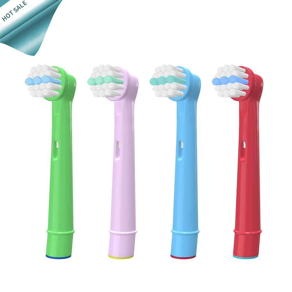 

4pcs Replacement Kids Children Tooth Brush Heads For Oral-B Electric Toothbrush Fit Advance Power/Pro Health/Triumph/3D Excel