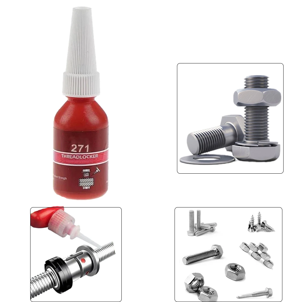 1PCS High Strength 271 Glue 10ml Threadlocker Anaerobic Adhesive Glue