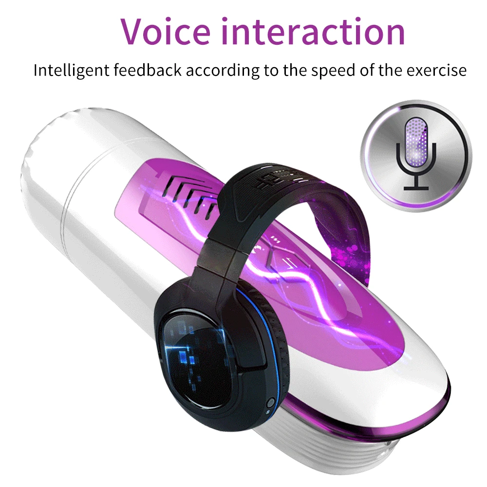 Male Massage Masturbation Cup Automatic Telescopic Heating Oral Sex Shop Heating Pulse Penis Exerciser Penis Enlargement Pump