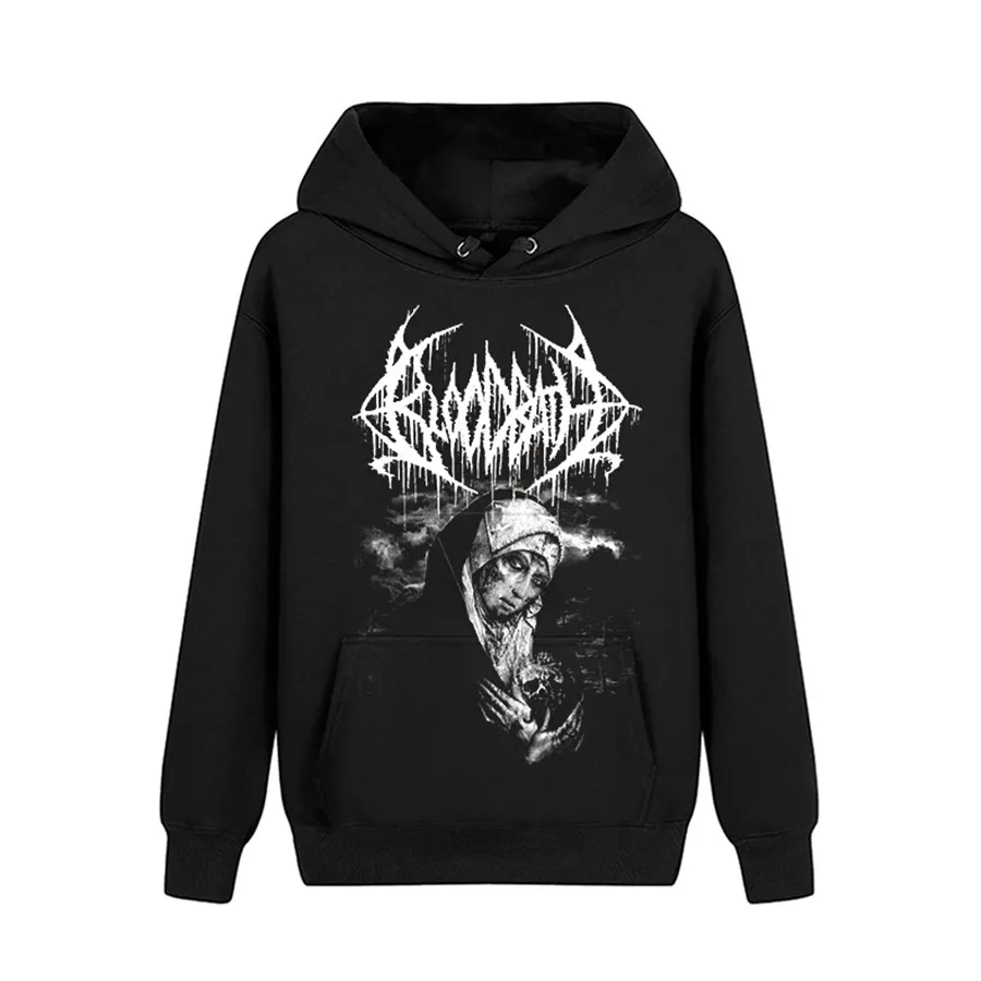 

3 designs Bloodbath pollover Sweatshirt Rock shell jacket black hoodies punk heavy metal sudadera Demon death fleece