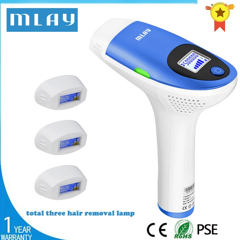 

MLAY IPL LCD 1500.000 Flash Shaving Epiler New Electric Laser Hair Remove Epilator Dropshiping Face Bikini Body Photoepilator