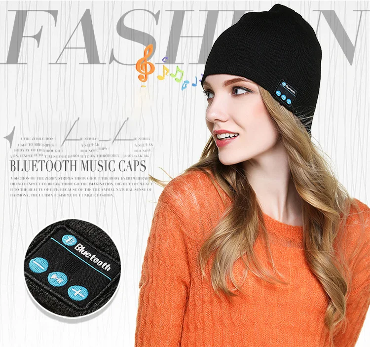 Беспроводные Bluetooth-наушники Спортивная музыкальная шапка умная гарнитура
