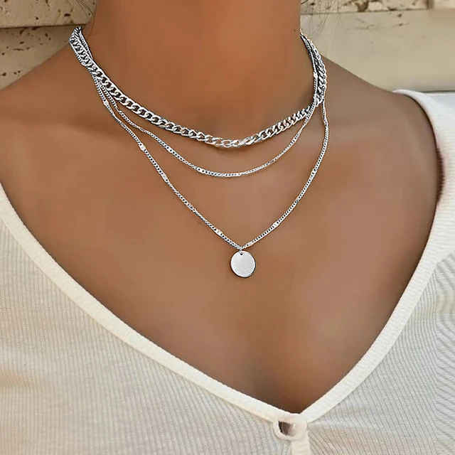 Vintage Necklace on Neck Gold Chain Women's Jewelry Layered Accessories for Girls Clothing Aesthetic Gifts Fashion Pendant 2022 2