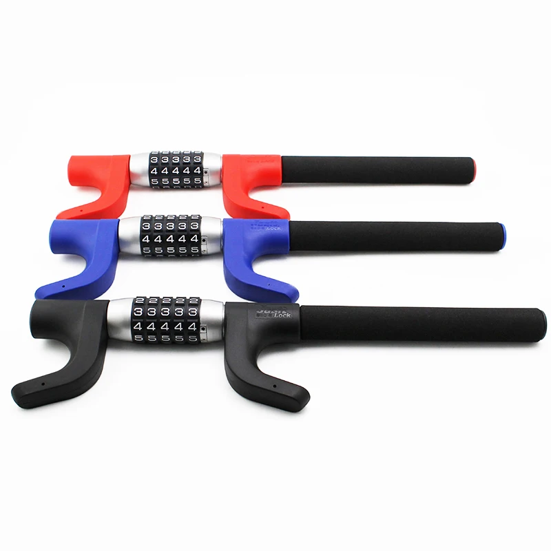 

Universal Car Locks Heavy Duty Anti-theft Steering Wheel Lock Car/Van Quick Release Adjustable Clamp Lock Automobile Security