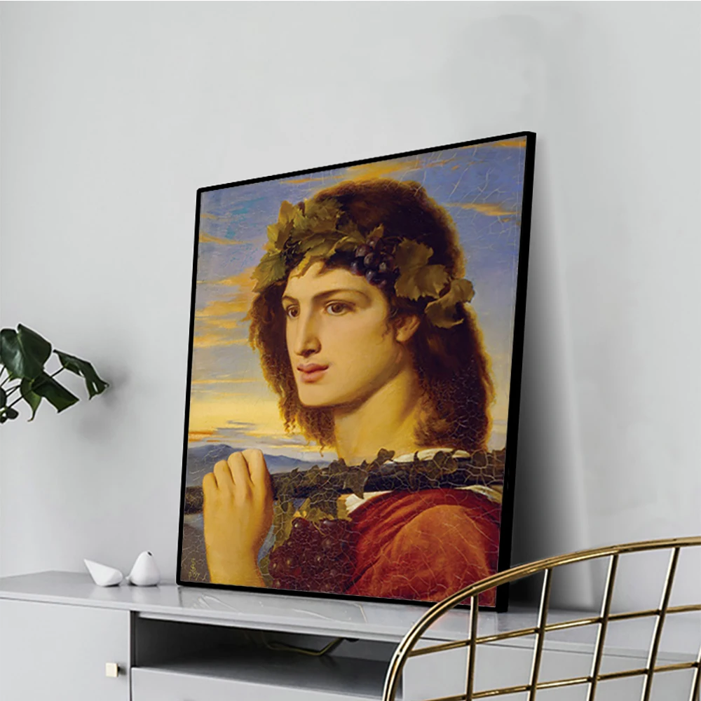 

Cassisy Canvas Art Oil PaintingBacchusSimeon Solomon Artwork Picture Art Poster Wall Decor Modern Home Living room Decoration