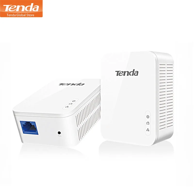 1 пара сетевой адаптер Tenda PH3 PH15 1000 Мбит/с AV1000 Ethernet PLC Адаптер высокая совместимость