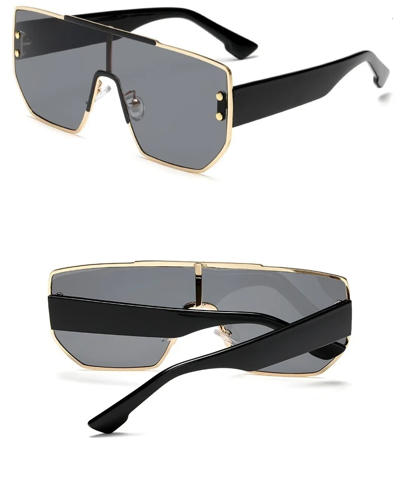 QPeClou, негабаритные солнцезащитные очки для женщин, винтажные цельные очки, мужские солнцезащитные очки для мужчин, квадратные солнцезащитные очки Oculos De Sol Feminino