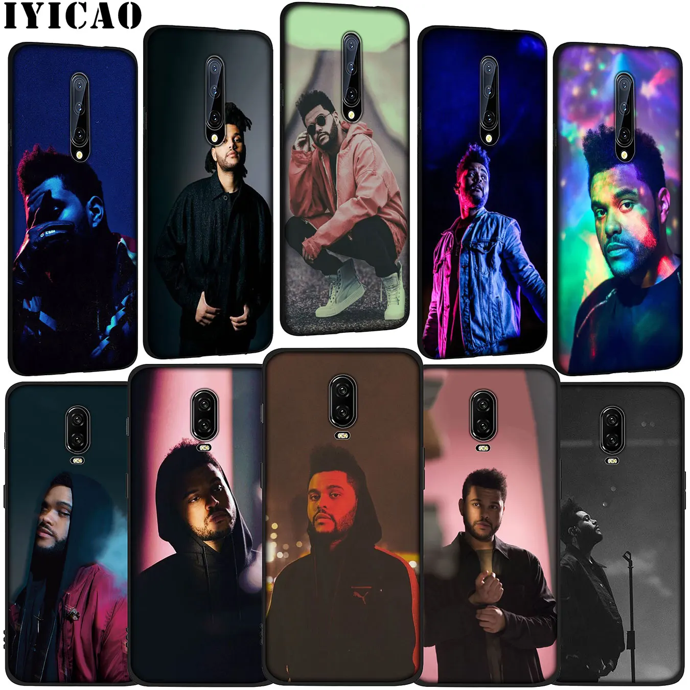 Чехол IYICAO для телефона мягкий силиконовый черный чехол OnePlus 7T 7 Pro 6T 6 5T 5 One Plus 7Pro |