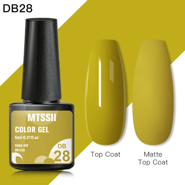 Mtssii Reflective Glitter Gel Nail Polish 6ml Sparkling Auroras Laser Nail Gel Nail Art Varnish Semi Permanent Top Base Gel Q12781 NO Reflective