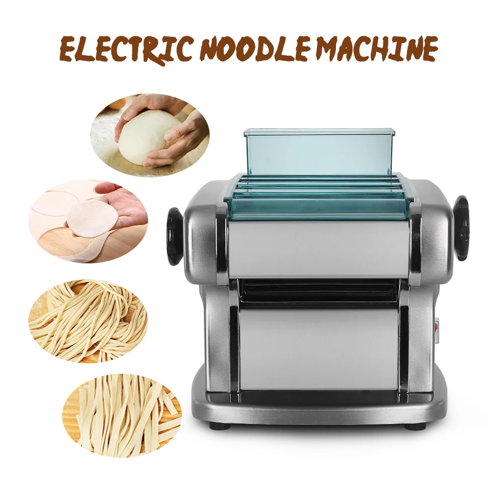 ITOP Noodle Machine Pasta Noodle Maker Machine Commercial Household Stainless Steel Spaghetti 2/ 3 /4 Cutter IT-FKM
