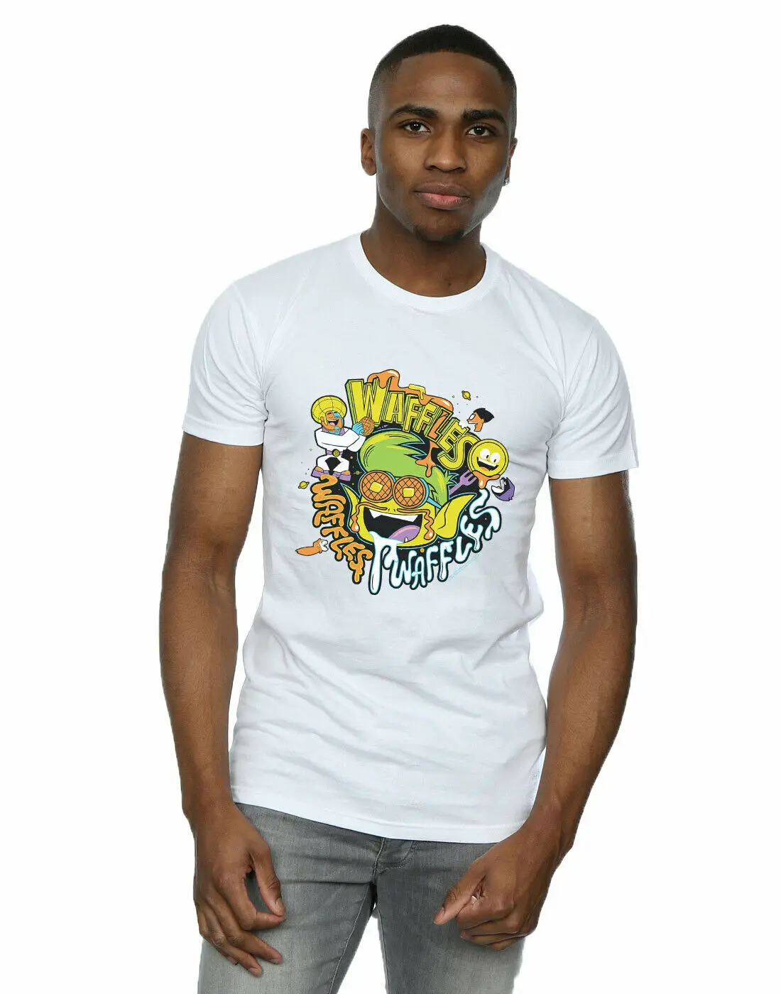 

Comics Men's Teen Titans Go Waffle Mania T-Shirt