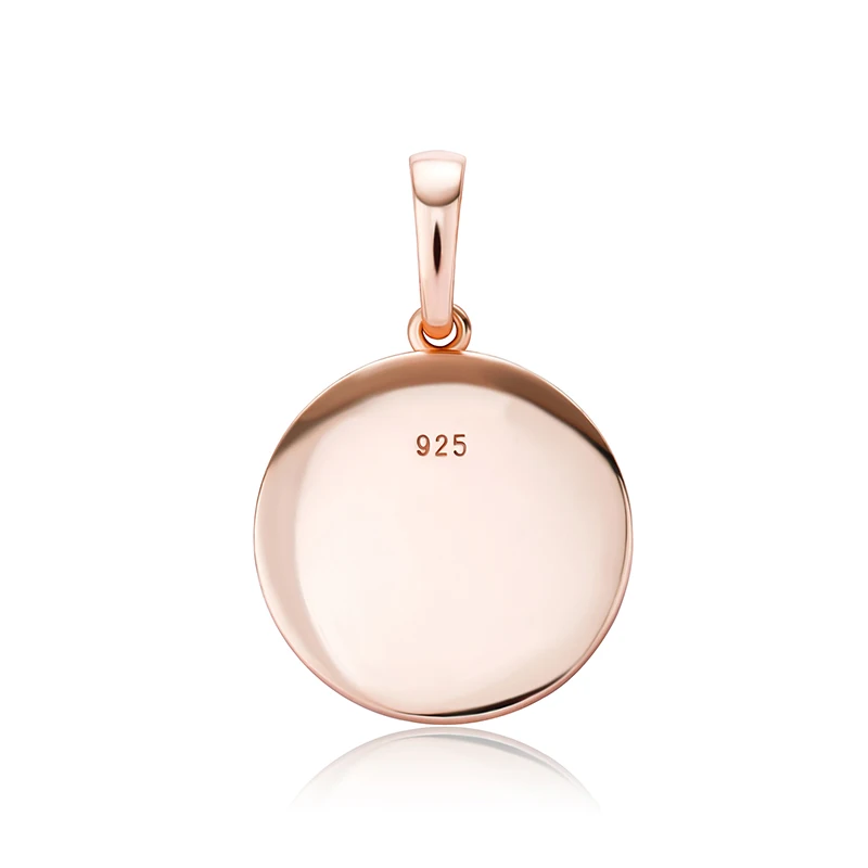 JINAO HIP HOP 925 Silver High Compass Quality Pendant&Necklace With 4mm Tennis Chain Men and Women Jewelry For Gift