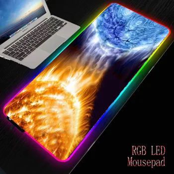 

MRGBEST Outer Planets Gaming Mouse Pad Gamer Mousepad Large Desk Mat Computer Keyboard Game Play Mause Carpet Gaming Mouse Pad