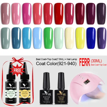

Venalisa gel polish vernish color gel polish for nail art design whole set nail gel learner different pcs kit